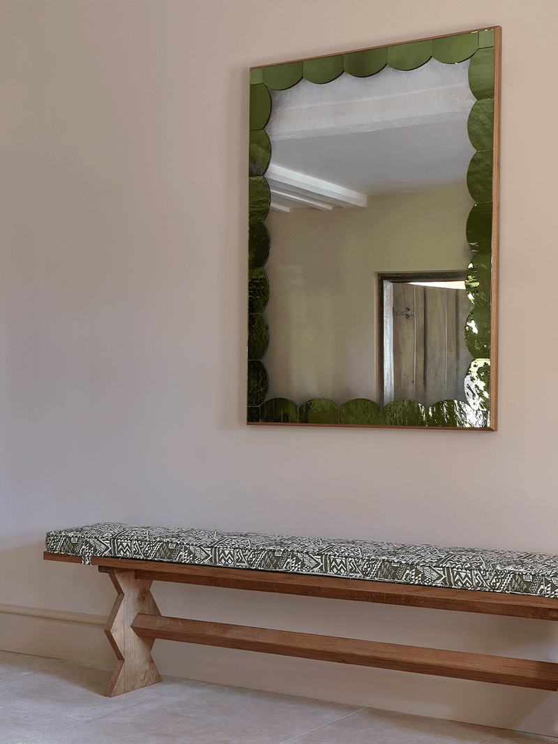 The Rectangular Scallop Mirror